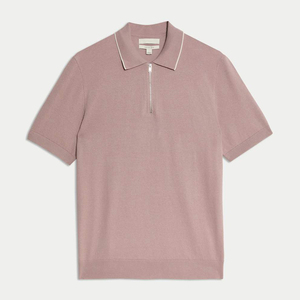 Chemises polo grande taille pour hommes Fournisseur de vêtements OEM Matériau tricoté en coton à manches courtes disponible en commandes en gros - Product Image 6