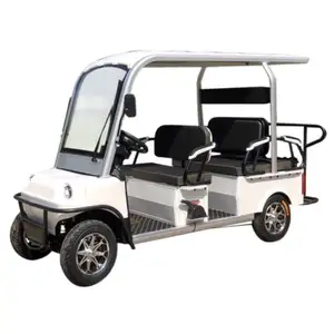 CE 6 tempat duduk listrik Golf Cart Limo LSV kendaraan kecepatan rendah enam penumpang 60v Skyline Transporter