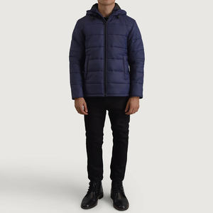 Veste matelassée en toile pour homme élégante et décontractée pour l'extérieur, à capuche, chaude, d'hiver, surdimensionnée, imperméable, chauffante, tendance, streetwear - Product Image 3