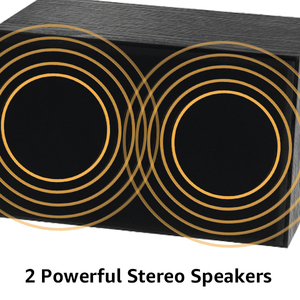 Hệ thống Hi-Fi Máy ghi âm cổ điển với 2 loa âm thanh nổi Máy nghe nhạc đa chức năng - Product Image 4