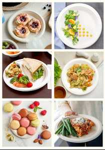 Nexo Luxe Bagasse Naturelle Canne à Sucre 9 Pouces Biodégradable Écologique Plaques Compartiments Jetables Lave-Vaisselle Étanche - Product Image 5