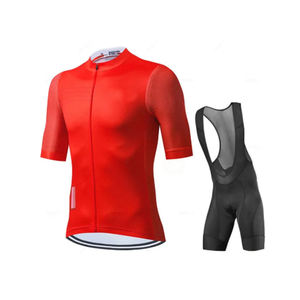 Ensemble de maillots de cyclisme OEM à impression personnalisée de qualité supérieure Kit de cyclisme respirant sans couture porter un uniforme de cyclisme de vélo de route - Product Image 3