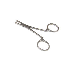 Fórceps de oreja reutilizables de acero inoxidable de alta calidad para identificación de animales, instrumentos veterinarios para ganado - Product Image 1