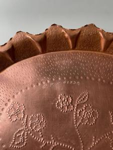 Classic Vintage Floral Silver Finish Small Tray for Snacks Mithai Pooja Use <b>Gift</b> <b>Hamper</b> Arrangement and Home Serving From India - Product Image 6