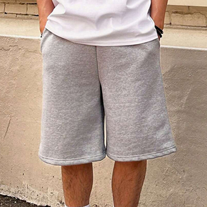 Pantalones cortos de alta calidad para hombre, top de venta de verano artical 100% algodón polar largo corto personalizado DTF logotipo impreso corto para hombres - Product Image 3