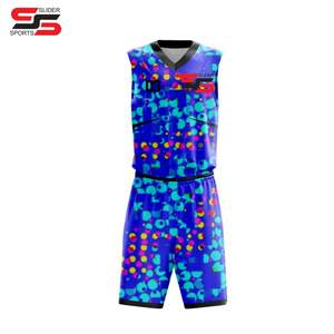 Venta al por mayor nuevo diseño sublimación Último precio alta calidad Reversible totalmente personalizado logotipo baloncesto uniforme reversible - Product Image 5