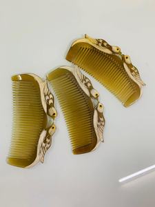 Peine de Cuerno de Alta Calidad con Dientes Anchos, Acabado Liso y Limpio, Perfecto para Desenredar el Cabello Suavemente y de Forma Segura, Mejora la Comodidad - Product Image 5