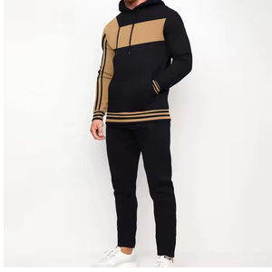 Survêtement personnalisé de qualité supérieure vêtements pour hommes survêtement d'échauffement prix de gros Logo Design costume de survêtement pour hommes fabriqué au Pakistan - Product Image 3