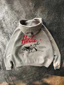 เสื้อแจ็กเก็ตมีฮู้ดสำหรับผู้ชายเสื้อแจ็กเก็ตมีฮู้ดแบบรูดซิปรูดซิปสำหรับสตรีทแวร์ผ้าฝ้าย GSM 450ออกแบบได้ตามต้องการ - Product Image 2