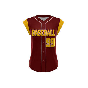 Ensemble de maillots de baseball Vêtements personnalisés Maillot de baseball de qualité supérieure à vendre à prix raisonnable Maillot de baseball respirant à séchage rapide - Product Image 1