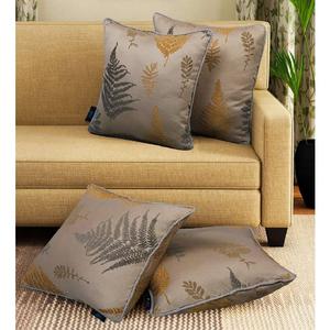 Grey White Color Custom Printed Cotton Cushion <b>Covers</b> for Home 100% Organic GOTS Certificate Best Selling Direct Sale Cushions - Product Image 4