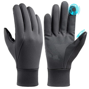 Gants de course élégants en tissu respirant, en polyester et élasthanne, meilleure adhérence, vêtements de sport actifs, gants de course - Product Image 3