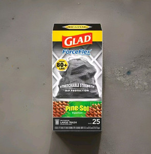 Glad ForceFlex MaxStrength Tall Bolsas de basura con cordón para cocina, 13 galones, 20 quilates - Product Image 2