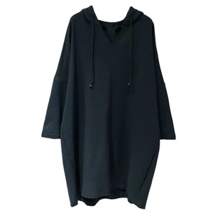 Korean Style BF Student Hooded Long Sleeve Sweatshirt Medium-Length Top with Loose Fit and Plain Dyed Winter Version - Product Image 5