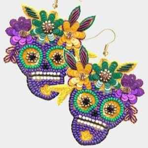 Boucles d'oreilles perlées multi-design de style européen et américain ensemble de bohème occidental classique pour mariage pané or en gros - Product Image 2