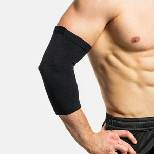 OEM Customized Logo Neoprene Elbow Sleeves Compression Elbow Support for Weightlifting Gym Training <b>Exercise</b> Protection - Product Image 1