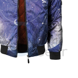 Blouson bomber sport oversize pour homme, streetwear tendance, style varsity baseball, hiver, décontracté, respirant, écologique, personnalisable sur le devant - Product Image 3