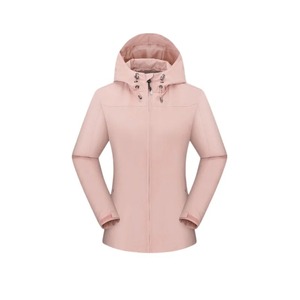 New Stylish Zipper <b>Women</b> Jacket Custom Hooded Windproof Winter Jacket Casual Design Wholesale Softshell Jacket - Product Image 1