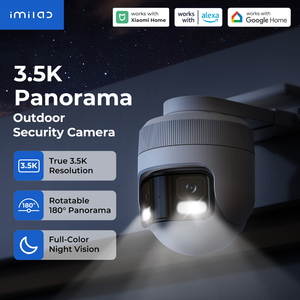 IMILAB 3.5K Panorama <b>Outdoor</b> Security <b>Camera</b> 180° Rotatable Full Color Night Vision Weatherproof <b>WiFi</b> <b>CCTV</b> Surveillance <b>Camera</b> - Product Image 1