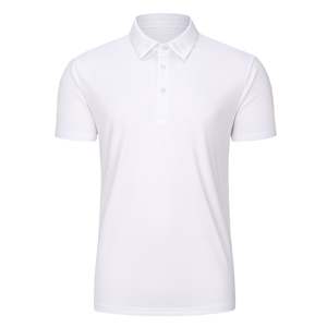 Polo de golf OEM 100 % coton pour homme, coupe ajustée, collection été 2026, vente en gros, t-shirts vierges 100 % coton - Product Image 6