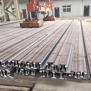 <b>Top</b> Grade Q195 HMS1 & 2 Heavy Melting <b>Rust</b> Resistant Clean Used 2000 Ton Rails R50 R65 Steel Slag Scrap Rail Track Bulk Steel - Product Image 5
