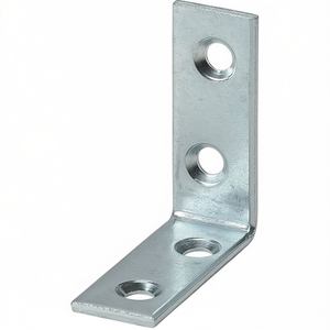 VORMANN ขายึดเก้าอี้เหล็กชุบสังกะสีสีน้ำเงิน 125 X 125 มม. ยาว 22 มม. กว้าง 2.5 มม. หนา 2.5 มม. แพ็ค 20 ชิ้น สำหรับตู้หนังสือ ชั้นวางหนังสือ - Product Image 3