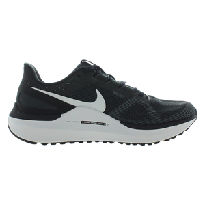 Zapatillas para correr Nike Air Zoom Structure 25, parte superior de malla unisex, suela de goma, entresuela de EVA, talla 10, negro, blanco, gris humo oscuro - Product Image 2