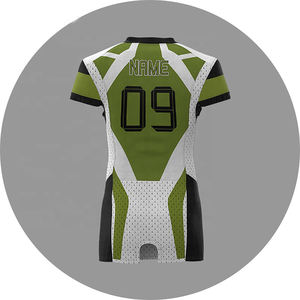 Vêtements de football américain pour jeunes Nouveau design à manches courtes Uniforme supérieur respirant et sain Ensemble de grande valeur - Product Image 3