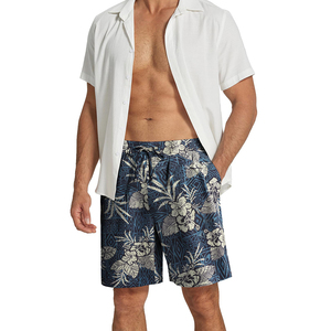 Short de sport à séchage rapide pour hommes, confortable et élastique à la taille, short de sport solide et respirant en maille imprimée avec logo personnalisé - Product Image 3