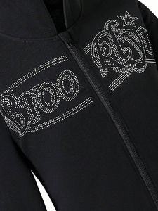 Survêtement avec strass Logo personnalisé 100% coton Survêtements d'extérieur pour hommes Prix de gros personnalisés Vêtements d'entraînement Survêtements pour hommes - Product Image 3