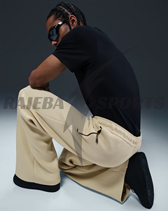 Pantalon de jogging sport unisexe léger et respirant en toile, style ample, élastique, décontracté, personnalisé, qualité supérieure 2026 - OEM - Product Image 6