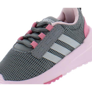 Chaussures Adidas Racer Tr211 pour nourrissons/tout-petits Couleur : Gris/Rose 100% authentiques - Product Image 3