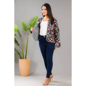 Blouson Bomber Réversible en Satin Fait Main avec Patchwork, Logo Personnalisé, Extérieur en Cuir Matelassé, Doublure en Lin pour les Saisons Printemps-Automne - Product Image 1