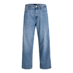 Jeans en denim ample vintage de haute qualité, style streetwear, lavage personnalisé, broderie personnalisée, logo, coupe ample, pantalon décontracté uni, OEM - Product Image 1