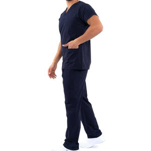 Venta al por mayor de ropa de trabajo de moda para el Hospital de los hombres uniformes conjuntos de uniformes para el Hospital de enfermería médicos uniforme de clínica - Product Image 3