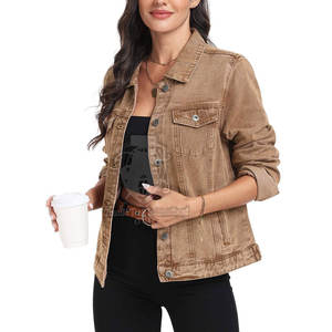 Chaqueta Vaquera de Manga Larga para Mujer de Alta Calidad, Nueva Llegada, Corte Regular, Chaqueta Vaquera Moderna - Product Image 4