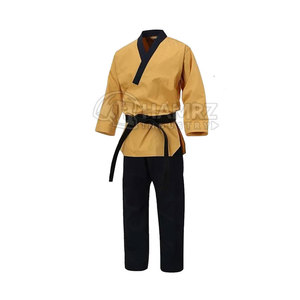 Dernière conception d'uniforme de judo en tissu de coton de haute qualité avec manches complètes uniforme de judo de couleur personnalisée - Product Image 5