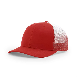 2025 nuevo logotipo personalizado colores sólidos bordado personalizado gorra de camionero en blanco 112 gorras de camionero malla impresa - Product Image 3