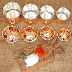Récipient à épices en bois de qualité alimentaire écologique pour la décoration de la maison Outil pour herbes et épices Porte-boîte à bijoux élégante Passe au lave-vaisselle - Product Image 1