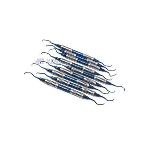 7 pièces détartreur dentaire Curette Pick dentiste outils à main ensemble Kit de nettoyage dentaire hygiène buccale professionnelle - Product Image 6