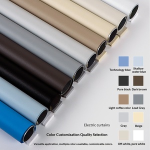 Persianas Enrollables Dobles <span class=keywords><strong>de</strong></span> Bambú Motorizadas con Control Remoto Integrado <span class=keywords><strong>de</strong></span> Alta Calidad, Tamaño Personalizado, Sin Cable, Protección UV - Product Image 6