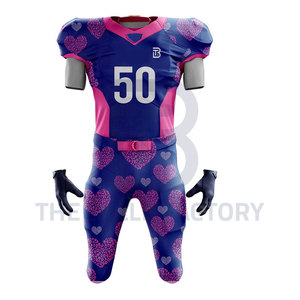 Nuevos uniformes de fútbol americano bordados personalizados de moda, conjuntos de equipos transpirables disponibles - Product Image 2