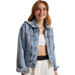 Chaquetas de Mujer Lisas con Diseño de Sudadera, de Algodón 100% Elástico, Ajuste Delgado, Venta Caliente, Precio de Fábrica al Por Mayor - Product Image 5