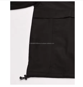 Veste bomber coupe-vent légère en polyester pour homme, veste coupe-vent, demi-zip, sweat-shirt en nylon, survêtement en nylon - Product Image 5