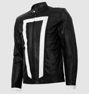 Veste en cuir pour hommes personnalisée de haute qualité Fashion Wear Veste noire Designer Vestes en cuir - Product Image 3