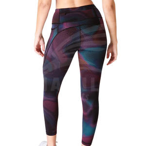 Leggings Deportivos Personalizados al por Mayor para Hombre, Cintura Media, Sin Costuras, Elásticos, Estampado Sólido, Pantalones en Oferta Online - Product Image 3