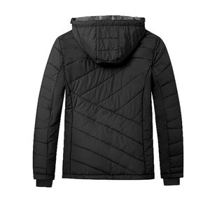 Gran Oferta personalizada para hombre, chaqueta de burbujas acolchada impermeable de invierno con cuello levantado, chaqueta acolchada personalizada para exteriores para hombre - Product Image 4
