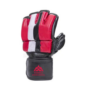 ถุงมือ MMA หนังสำหรับต่อสู้ชกมวยถุงมือ MMA แบบออกแบบได้ตามต้องการ - Product Image 2