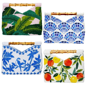 NOUVEAU SAC À MAIN TENDANCE ET SAC DE SOIRÉE, SAC À MAIN À CADRE, SAC À MAIN DECORATIF AVEC PERLES - Product Image 6