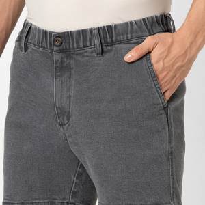 2025 Premium Quality Summer Vintage <b>Shorts</b> Dark Denim With Pocket for <b>Men</b> - Product Image 4